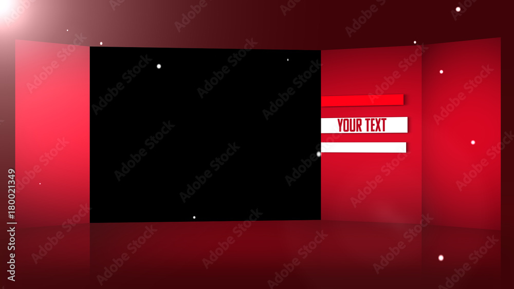 Unfolding Box Overlay with Falling Snow Stock Template | Adobe Stock