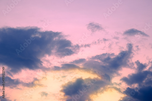 Sky and clouds / Sky and clouds at twilight. © wimage72