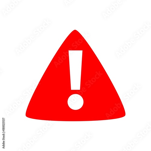 Exclamation mark sign icon, Alert icon