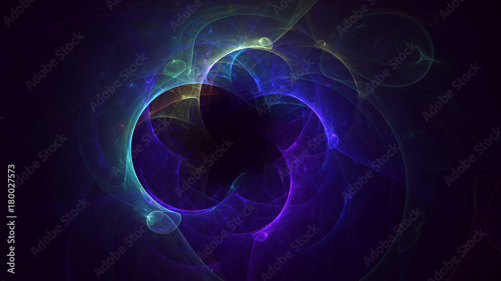 3D rendering abstract fractal light background 3D rendering abstract fractal light background