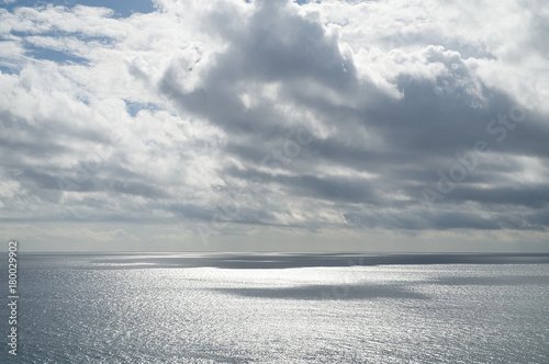 Clouds over the sea