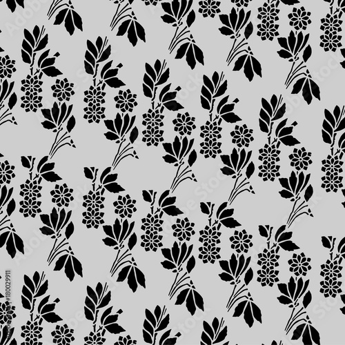 Wallpaper Mural lace floral pattern Torontodigital.ca