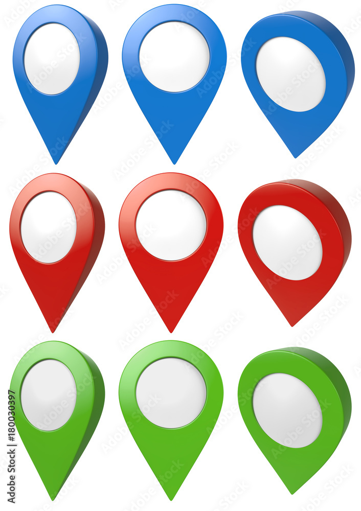 Map location pointers set Map location pointers set