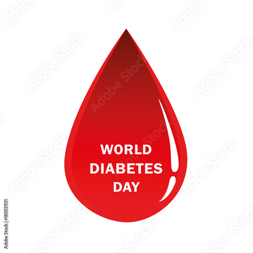 world diabetes day bluttropfen
