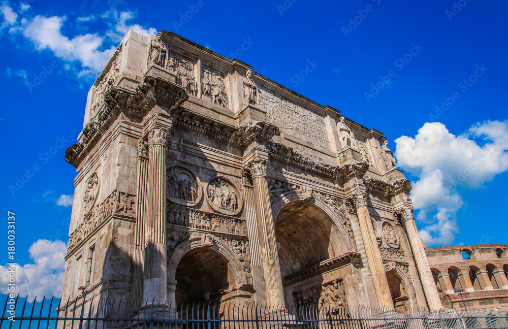 Arch of Constantine in Rome. Italy, Europe