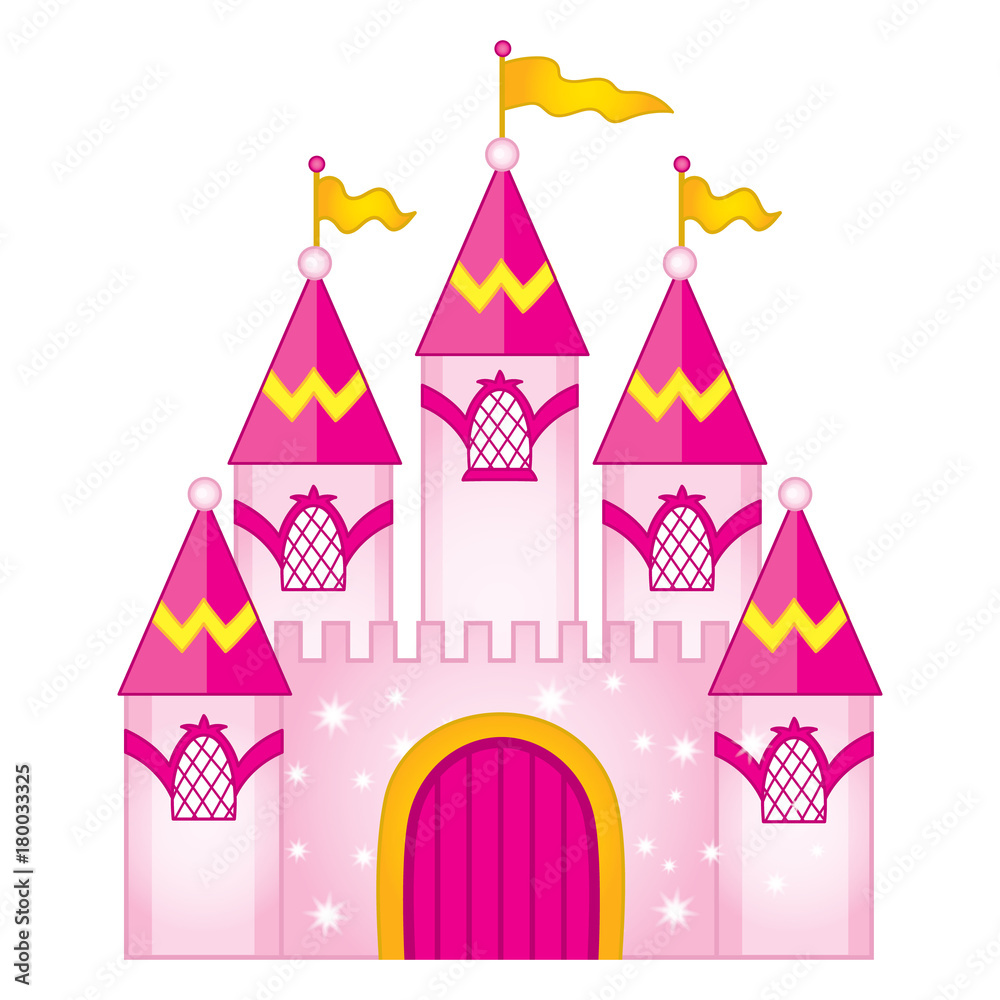 Vector Magic Fairytale Castle