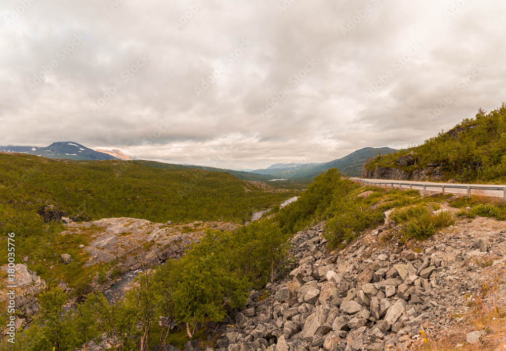 Mountain roads in Norway
