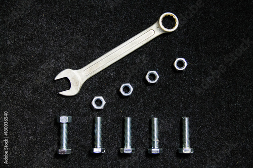 Spanners with nuts and bolts 