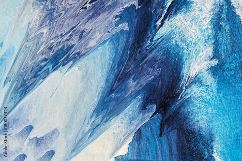 Wallpaper Mural abstract oil paint texture on canvas, background Torontodigital.ca