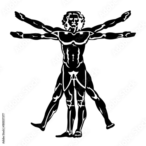 The Vitruvian man