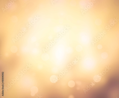 Abstract Bokeh Lights With Colorful Background