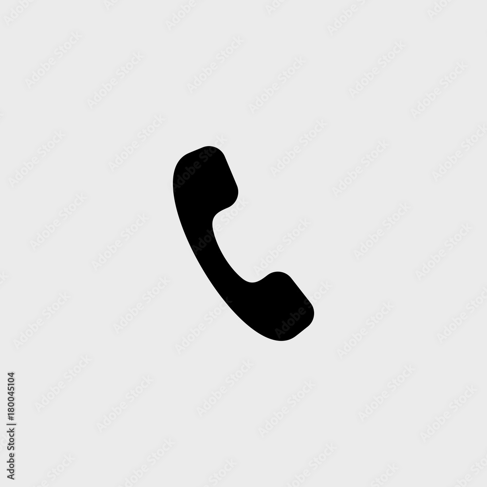 Phone flat vector icon. Communication tools flat vector icon