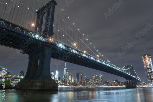 Manhattan Bridge and beyond from Brooklyn © Sharkshock