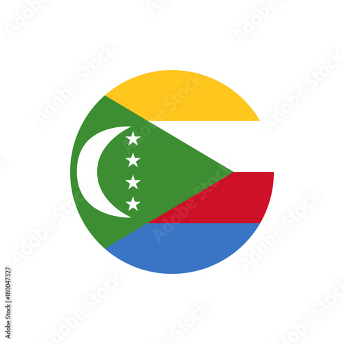 Free Download Comoros flag, official colors and proportion correctly. - GFXLoad