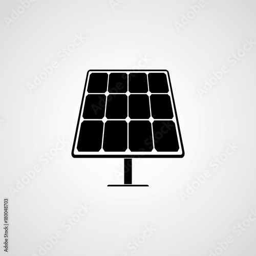 Solar panel. Vector icon