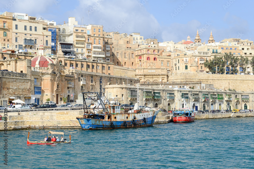 View at La Valletta, the capital city of Malta