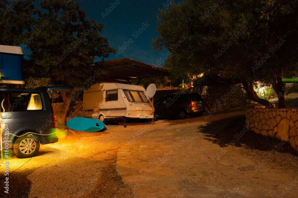 Camping by night