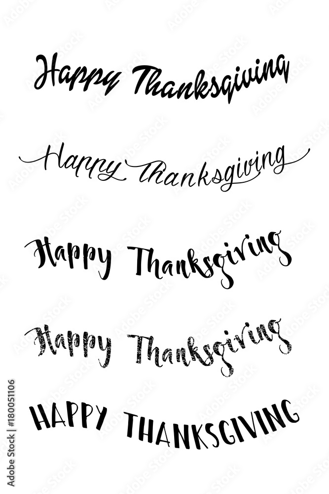 Thanksgiving typography hand drawn. Celebration Happy Thanksgiving Day. Thanksgiving vector vintage style text calligraphy. Thanksgiving typography hand drawn. Celebration Happy Thanksgiving Day. Thanksgiving vector vintage style text calligraphy.