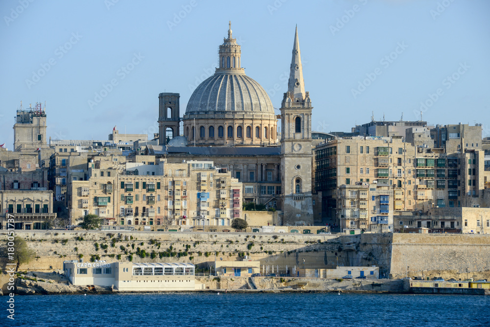 View of Valletta on Malta
