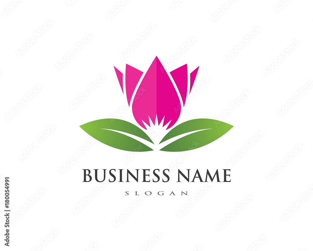 Lotus flowers design logo Template icon Lotus flowers design logo Template icon