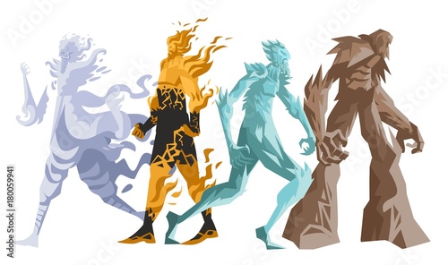 four elements titans