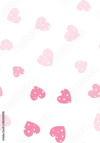 Seamless hearts pattern. Vector repeating texture. Perfect for printing on fabric or paper.