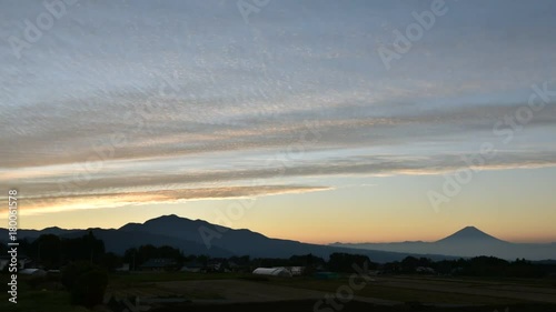  Mt. Fuj and sunris