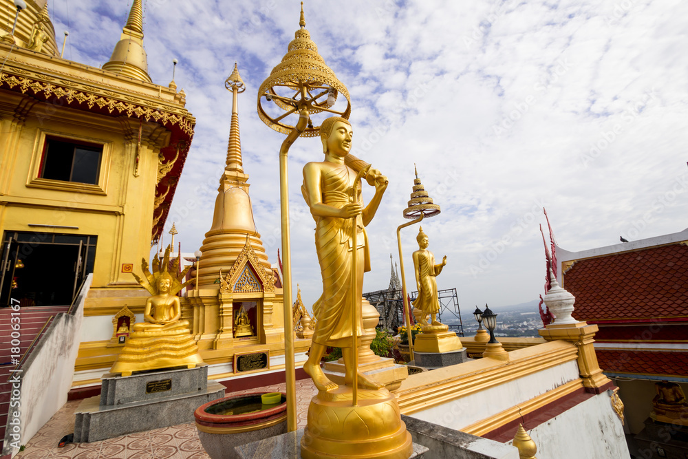 Naklejka premium Keeree Wong Temple in Nakhon Sawan Province 