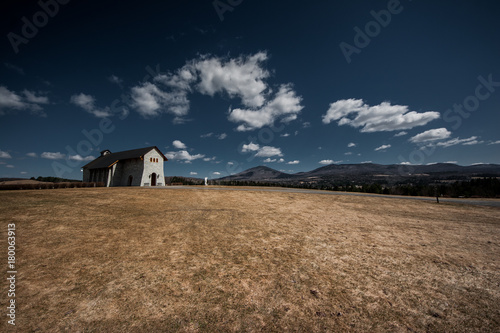 Lonely Church on Country Hill