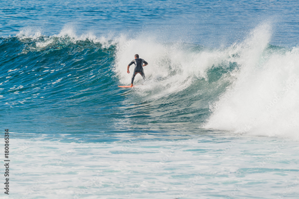 La Santa is a good place for bodyboarding and surfing. Lanzarote. Canary Islands. Spain La Santa is a good place for bodyboarding and surfing. Lanzarote. Canary Islands. Spain