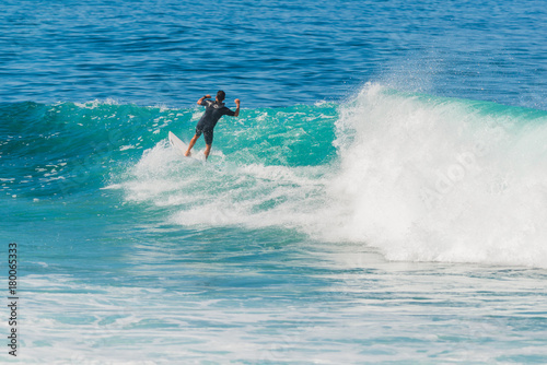 La Santa is a good place for bodyboarding and surfing. Lanzarote. Canary Islands. Spain