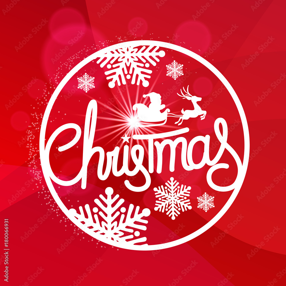 Fototapeta premium Christmas vector background