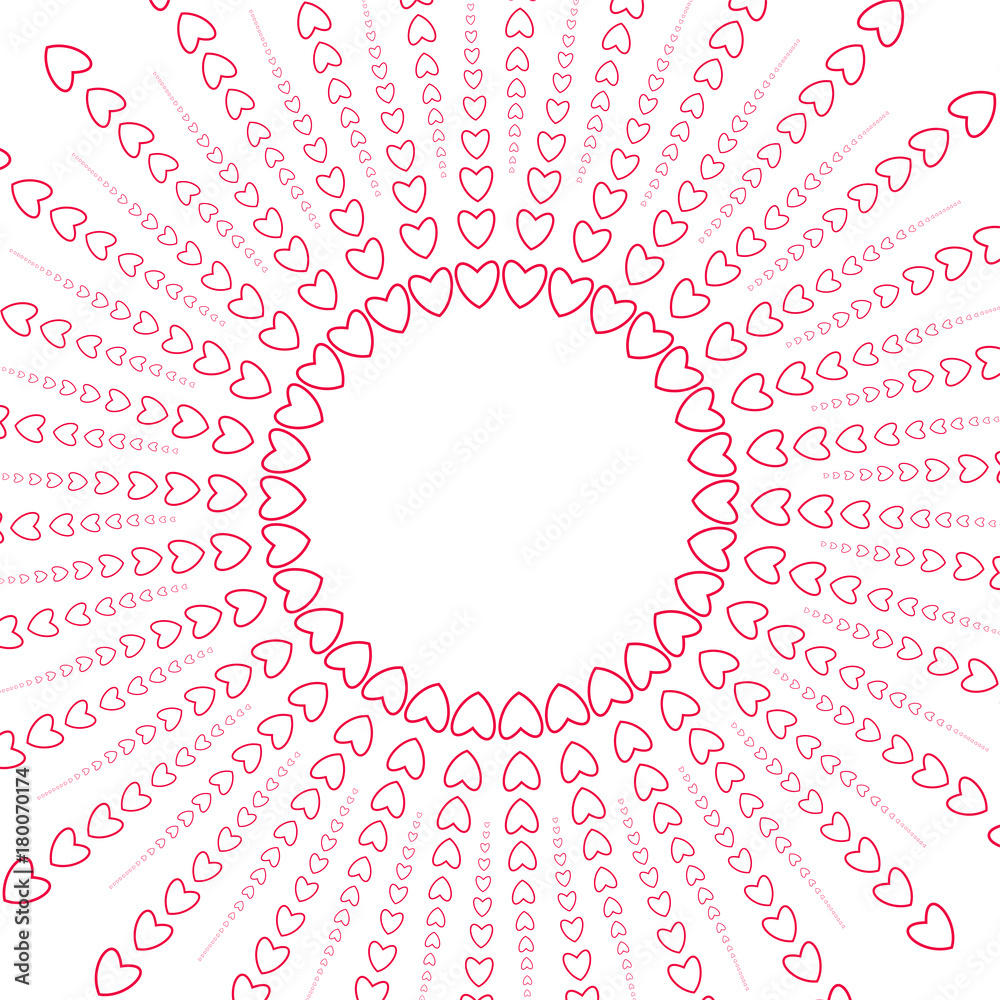 an abstract love of the small hearts frame on a white background. For postcard, invitation, poster for birthday, Valentine's day, holiday, party, wedding. an abstract love of the small hearts frame on a white background. For postcard, invitation, poster for birthday, Valentine's day, holiday, party, wedding.