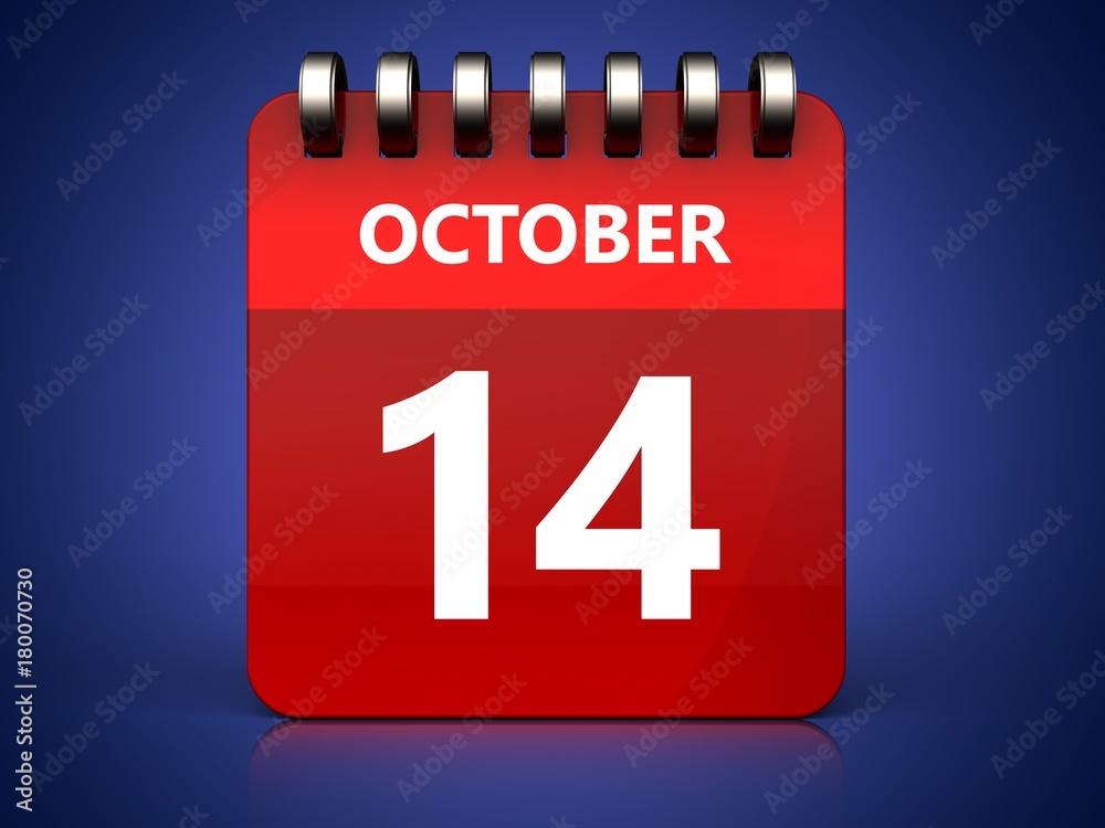 3d 14 october calendar 3d 14 october calendar