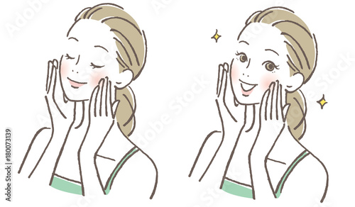 女性　スキンケア