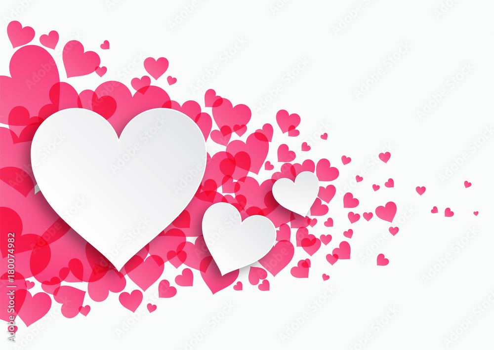 Valentine_Heart Pattern #Vector Graphics
