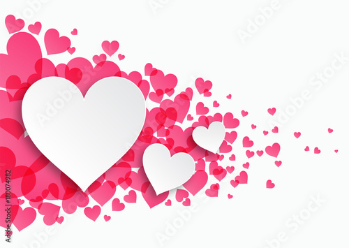 Valentine_Heart Pattern  Vector Graphics