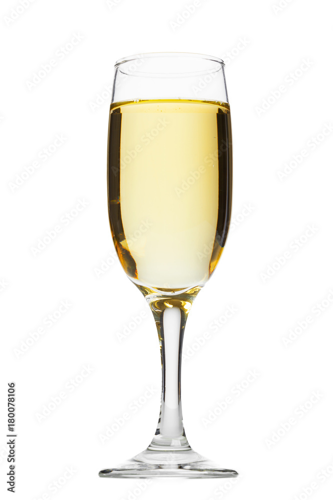 champagne glass isolated on white background champagne glass isolated on white background