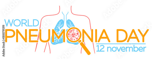 Pneumonia Day illustration