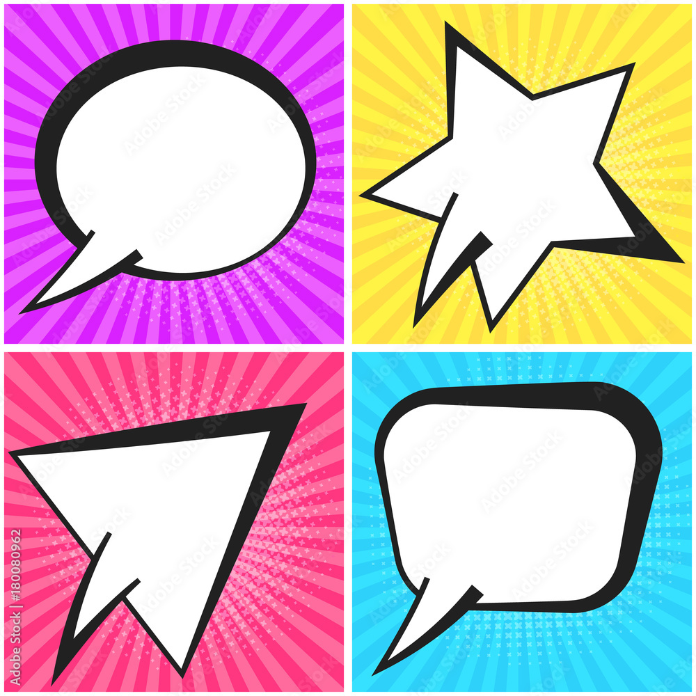 Superhero Blank Bubbles