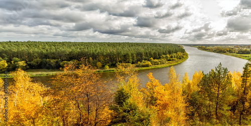 Nemunas River in Lithuania near Birštonas