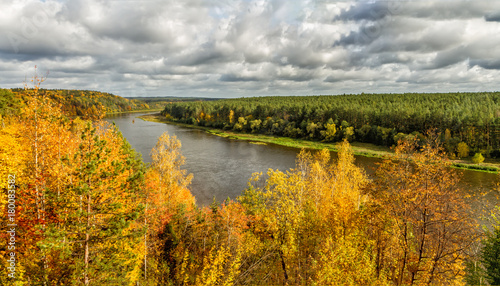 Panorama of the Nemunas River