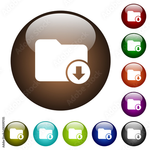 Move down directory color glass buttons
