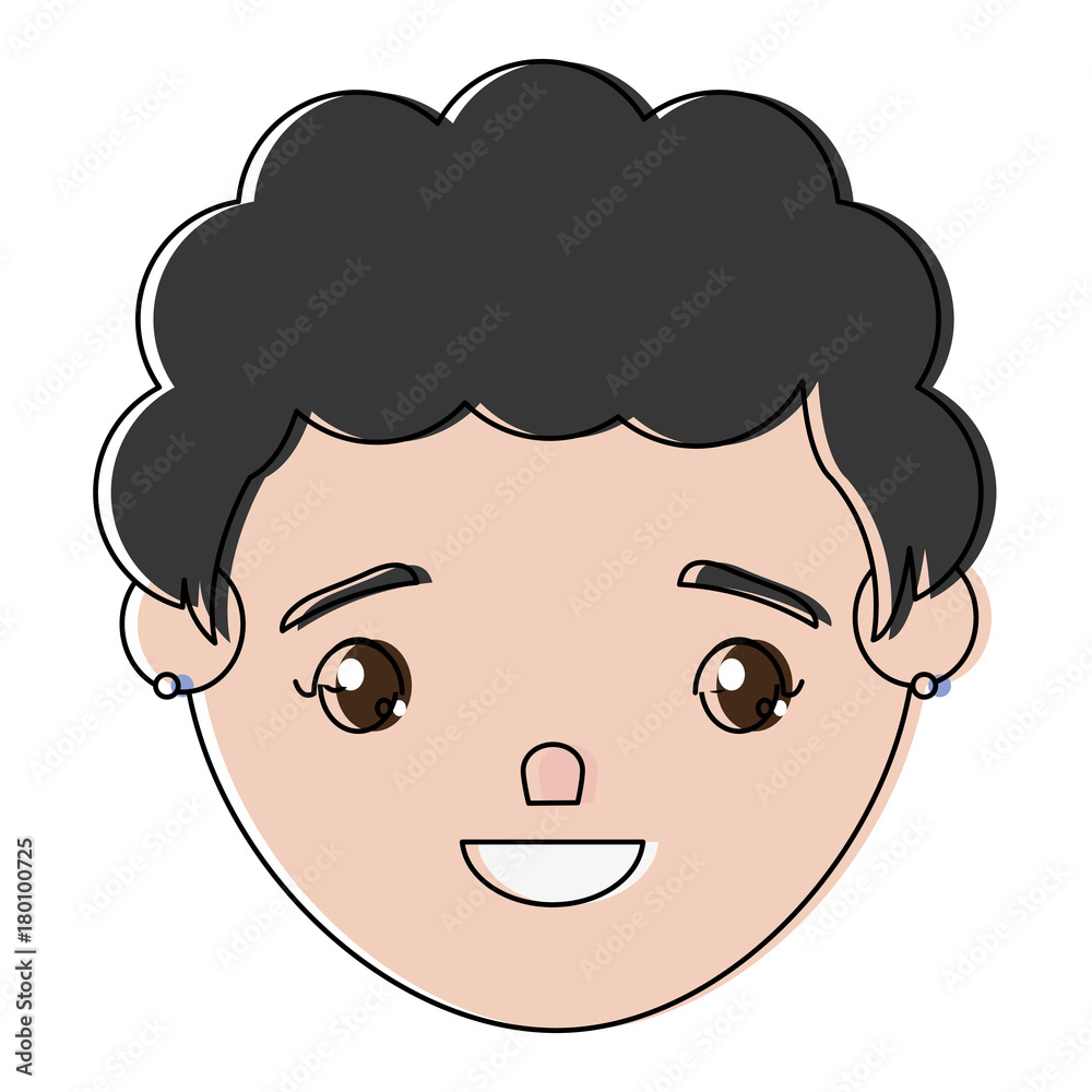 cartoon man icon over white background vector illustration