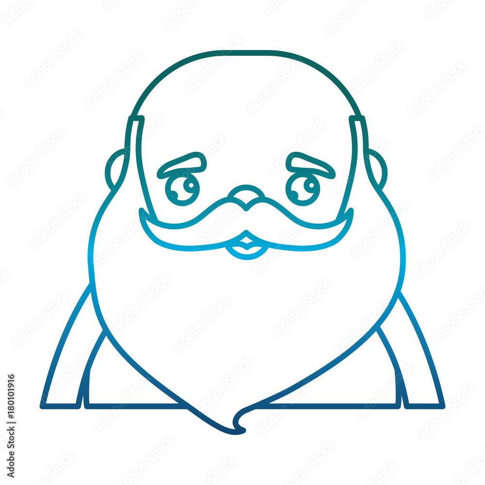 santa claus icon over white background vecotr illustration santa claus icon over white background vecotr illustration