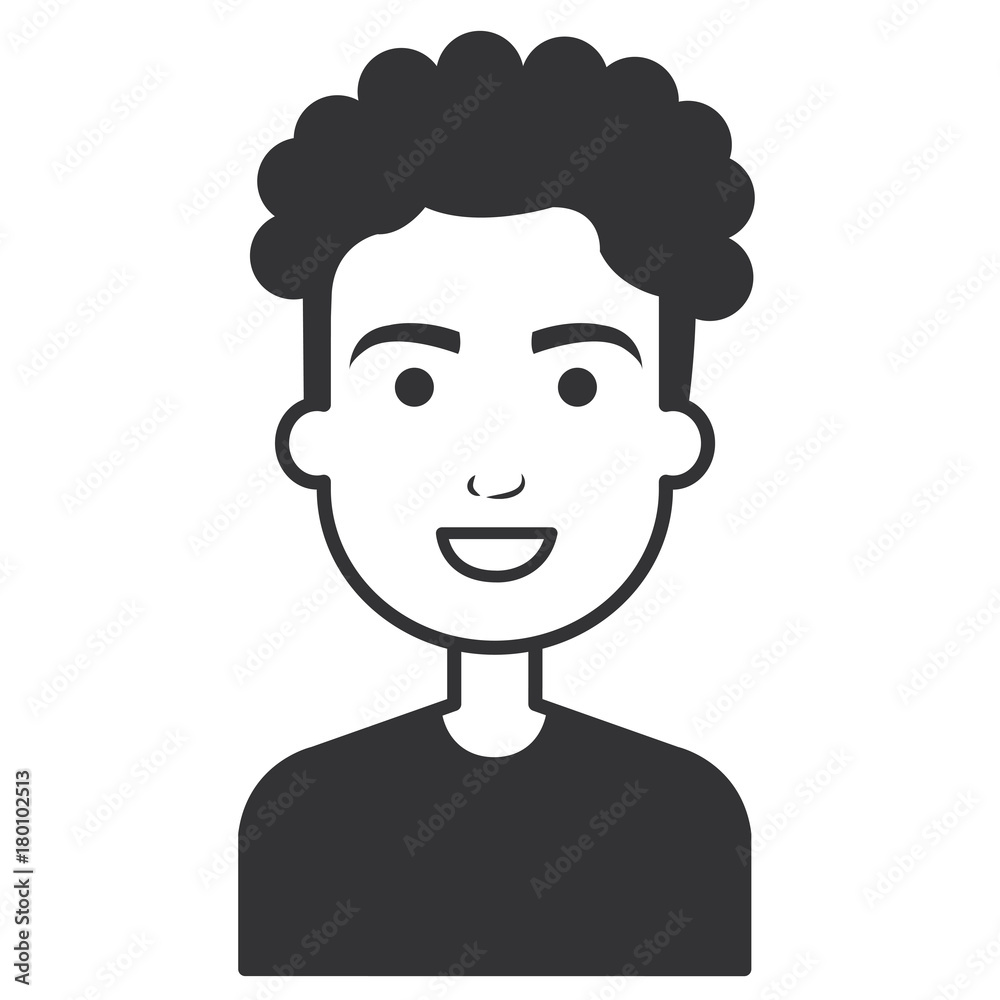 young man avatar character young man avatar character