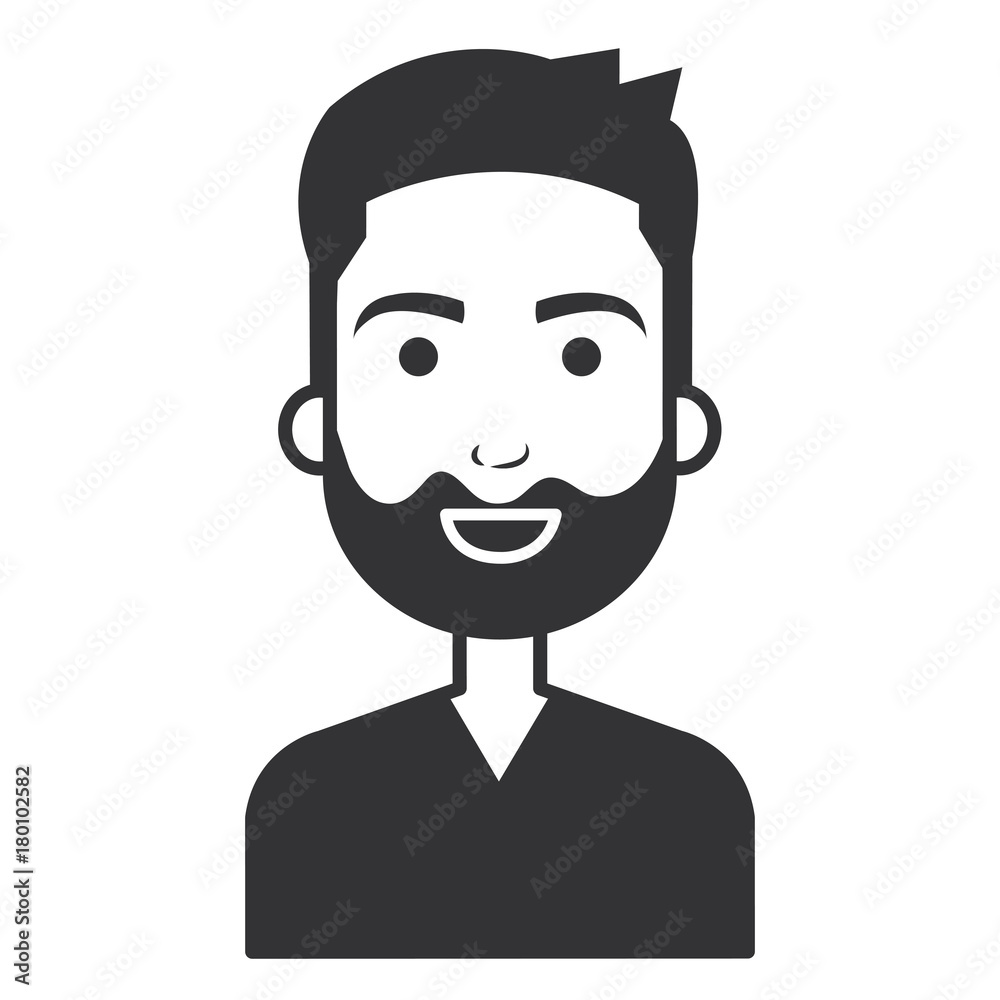 young man avatar character young man avatar character