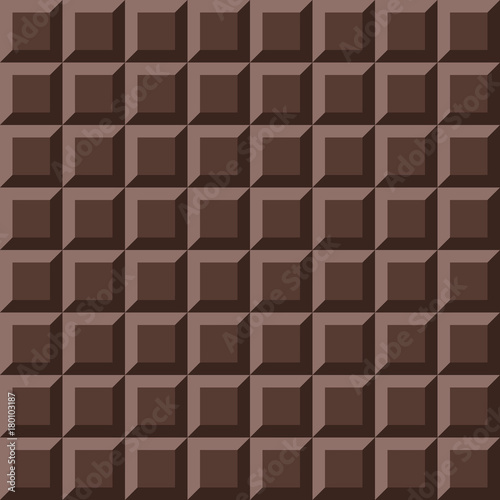 Vector chocolate seamless texture.
