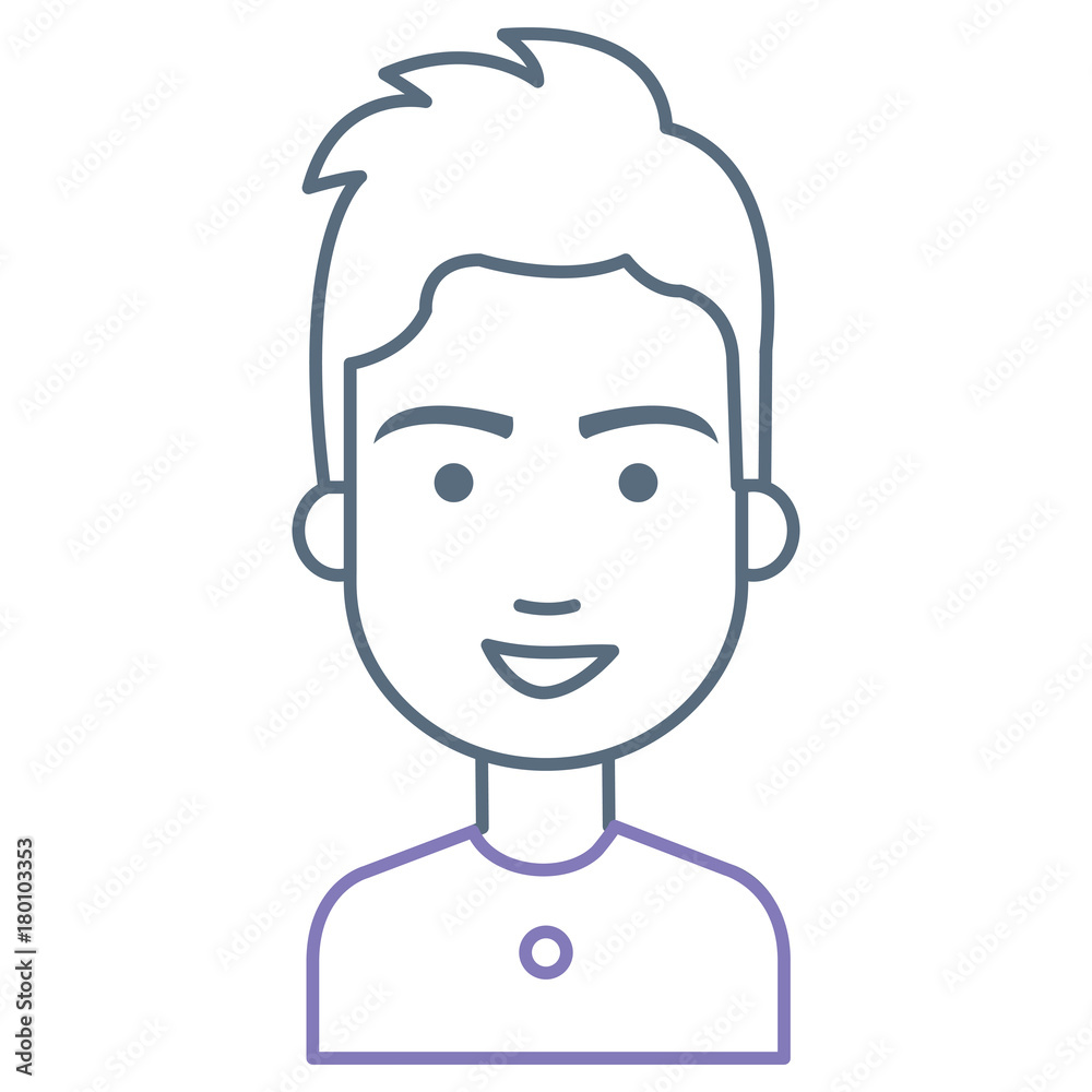 young man avatar character