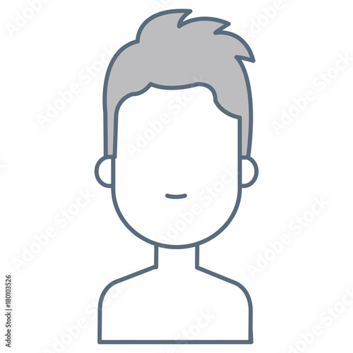 young man shirtless avatar character